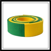 BJJ Tournament Green Yellow Panel Belt - Kataaro