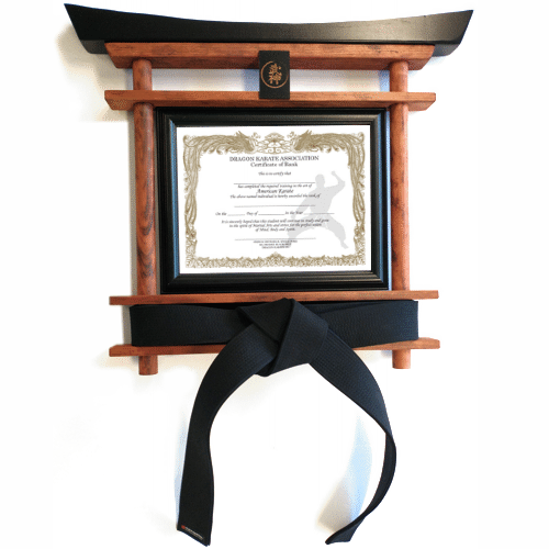 Martial Arts Belt Shadow Box Display - Kataaro