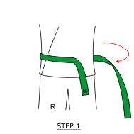 how to tie taekwondo belts step by step
