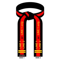 red and black belt karate