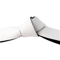 Deluxe Master Belt Karate White Black - Kataaro