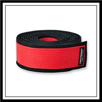 Embroidered Master Red Belt Black Border - Kataaro