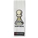 Embroidered Chess Piece Jujitsu BJJ White Belt Pawn