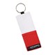 Red White Panel Belt Key Chain